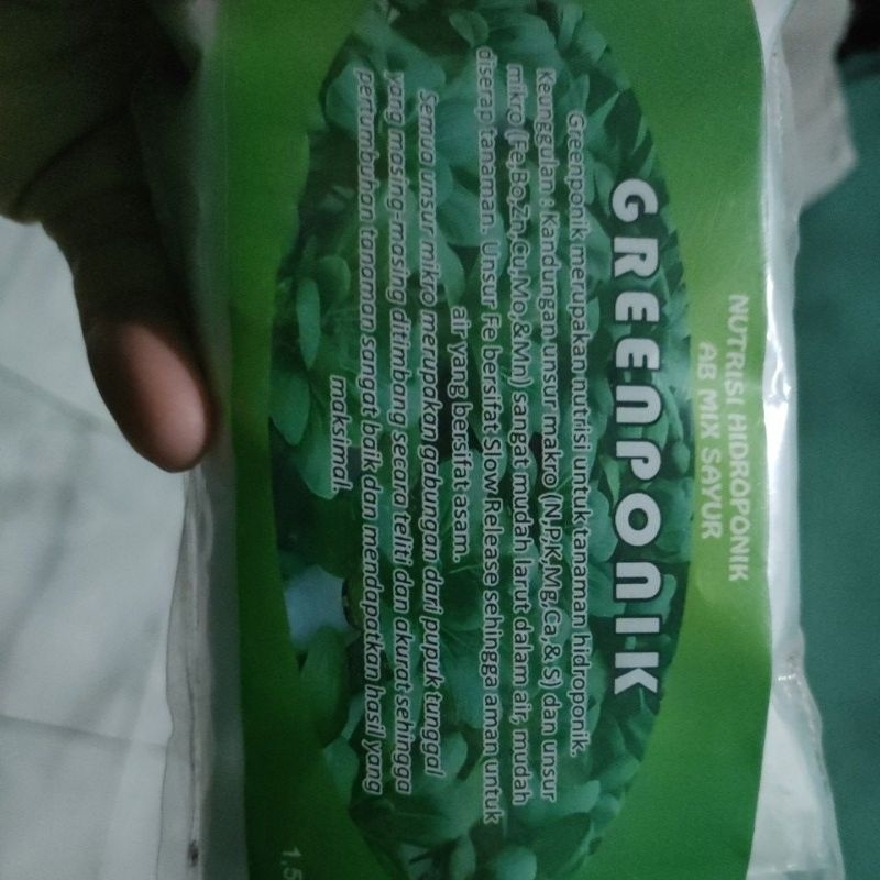 Nutrisi Hidroponik AB Mix Sayur