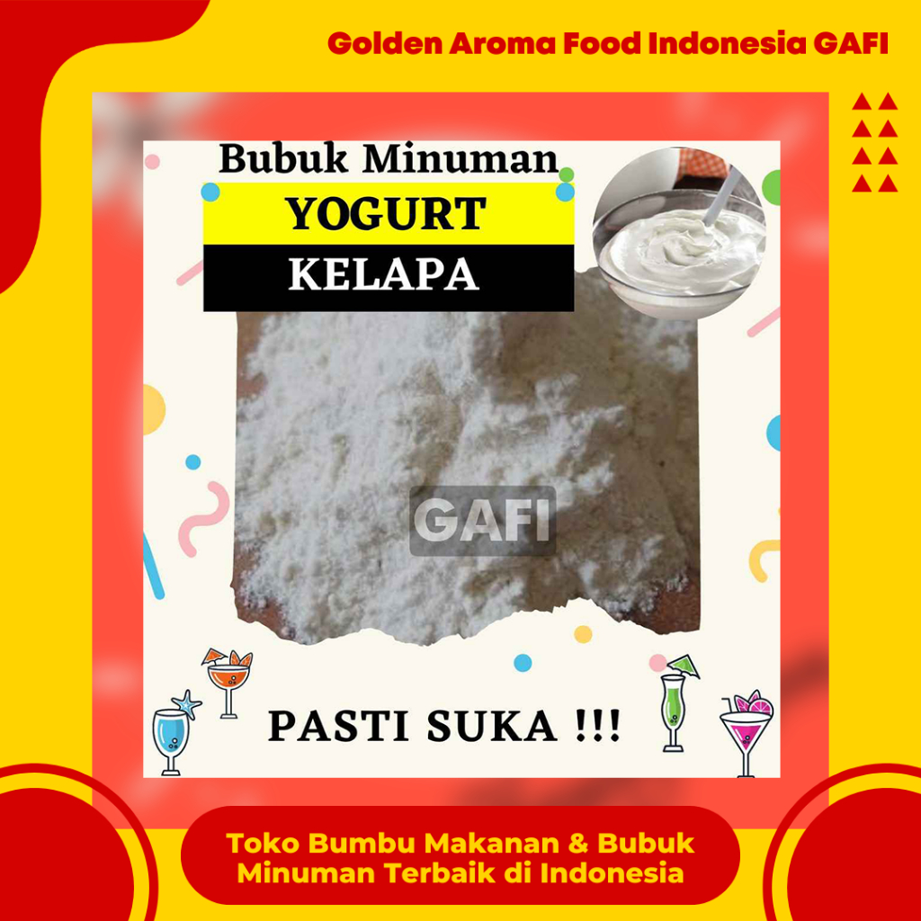 

Bubuk Yogurt Kelapa Premium 1 kg Supplier Bubuk Minuman Yogurt Instan Serbuk Es Yogurt Ekonomis Original Powder Drink Coconut Ekonomis Terdekat Murah GAFI