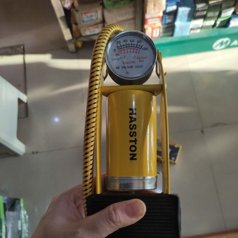 pompa injak hasston / pompa injak foot pump ban motor hasston