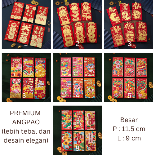 

ANGPAO EDISI 2025 BESAR | ANGPAO BESAR ISI 6 | AMPLOP UANG 2025 | ANGPAO ULAR 2025