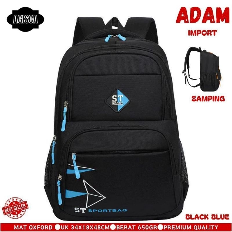 TAS GENDONG PRIA TAS RANSEL IMPORT BAHAN OXFORD ADAM