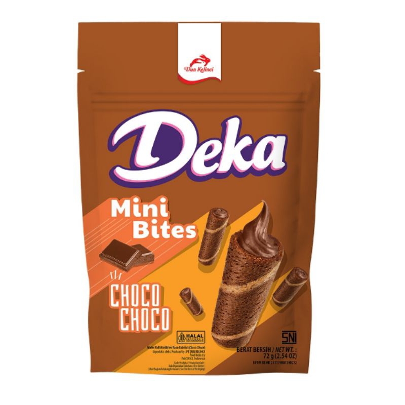 

Deka Mini Wafer Bites Choco 72 g