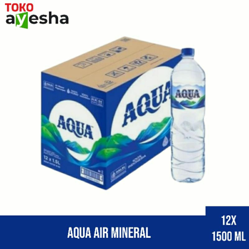 

Aqua Air Mineral 1500 ML - 1 Dos isi 12 Botol