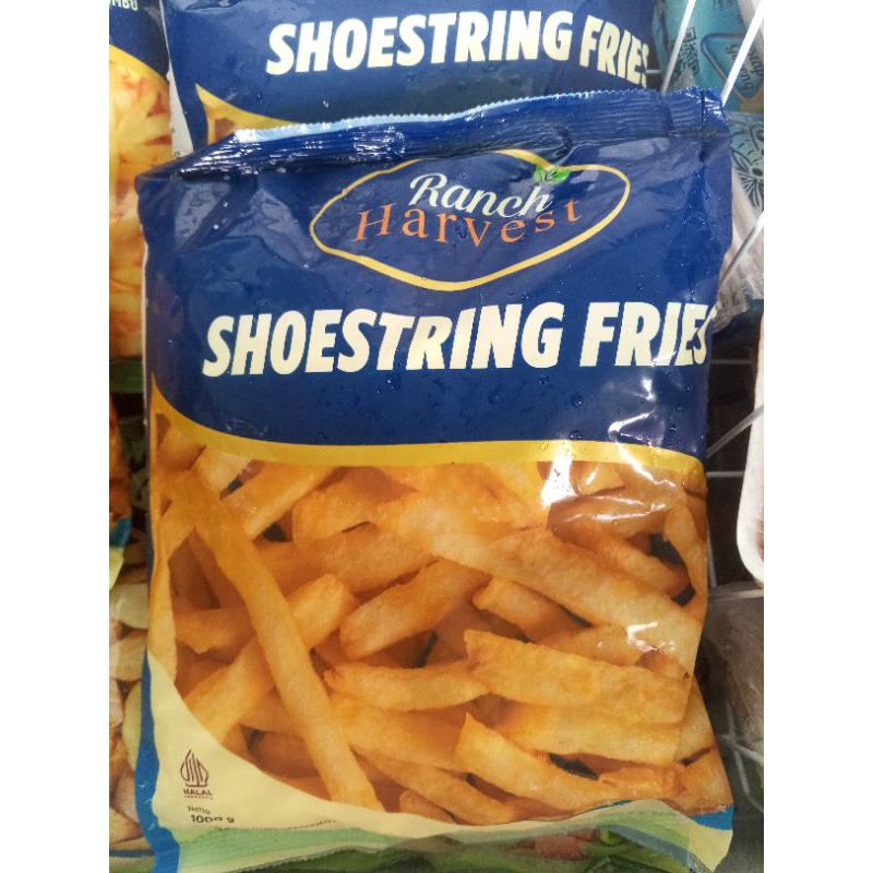 

Ranch Harvest Shoestring French Fries 1 kg / kentang beku