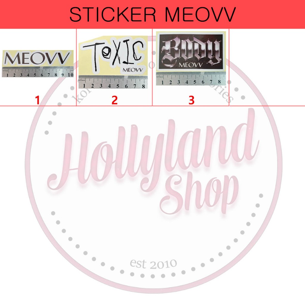 

Sticker MEOVV (5pcs Sticker) Unofficial