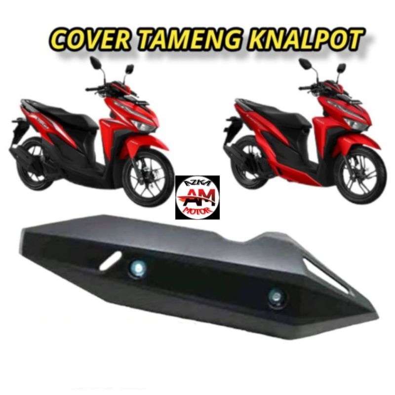 Cover tebeng knalpot vario 125/150 led new