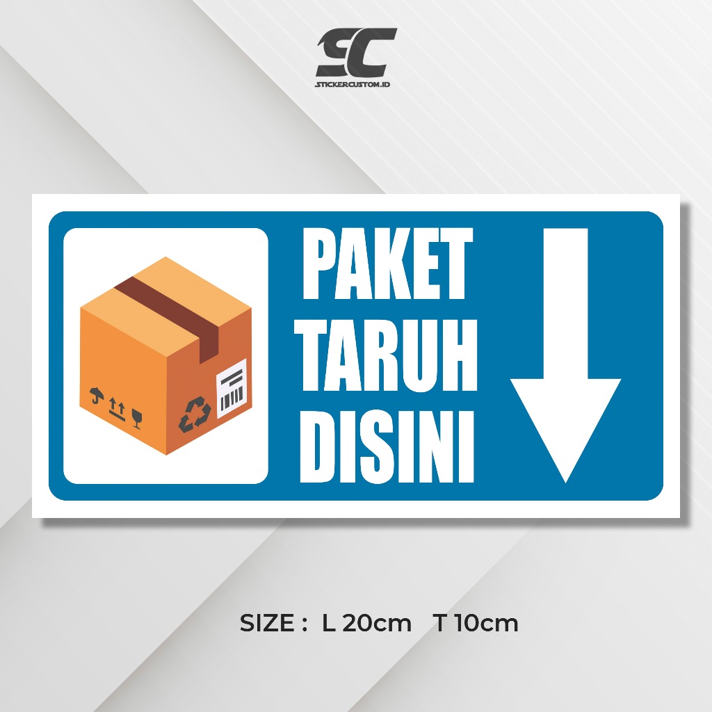 

STIKER VINYL TARUH PAKET DI SINI
