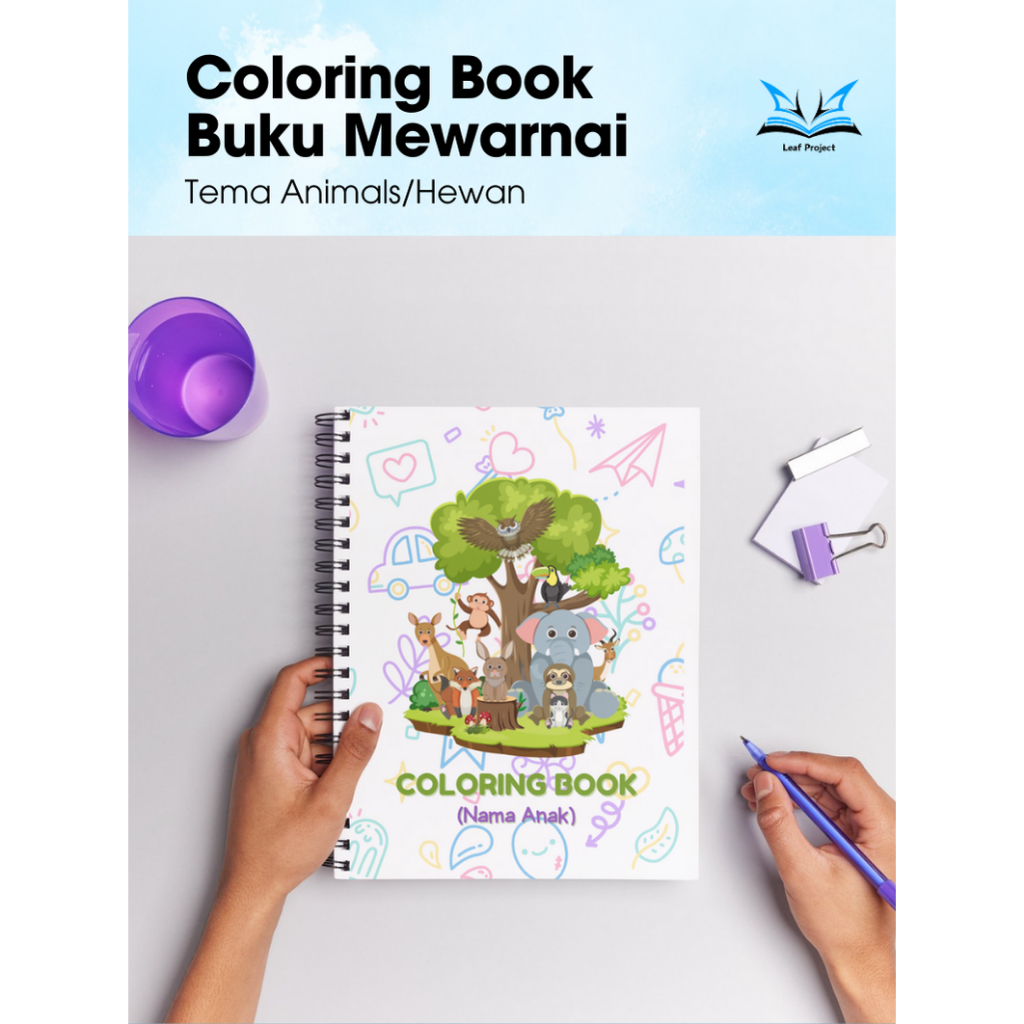 

Buku Mewarnai Coloring Book Full Color untuk PAUD dan TK Buku Aktivitas Mewarnai Anak 30 lembar kertas tebal A5 A4 100 gsm dan 80 gsm