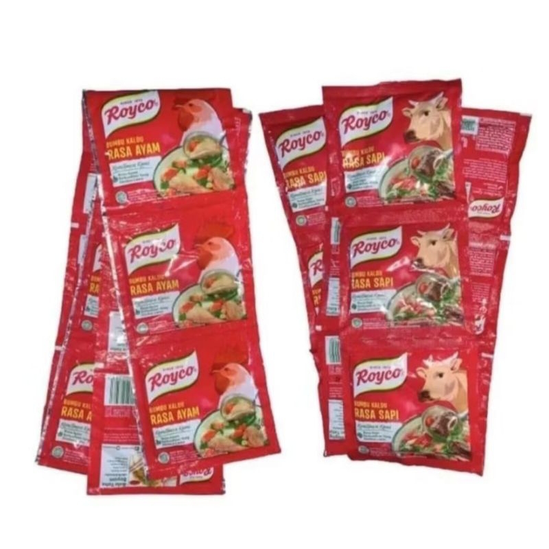 

STORE354 | Royco Ayam Royco Sapi 8gr x 12 Sachet Bumbu Penyedap Rasa