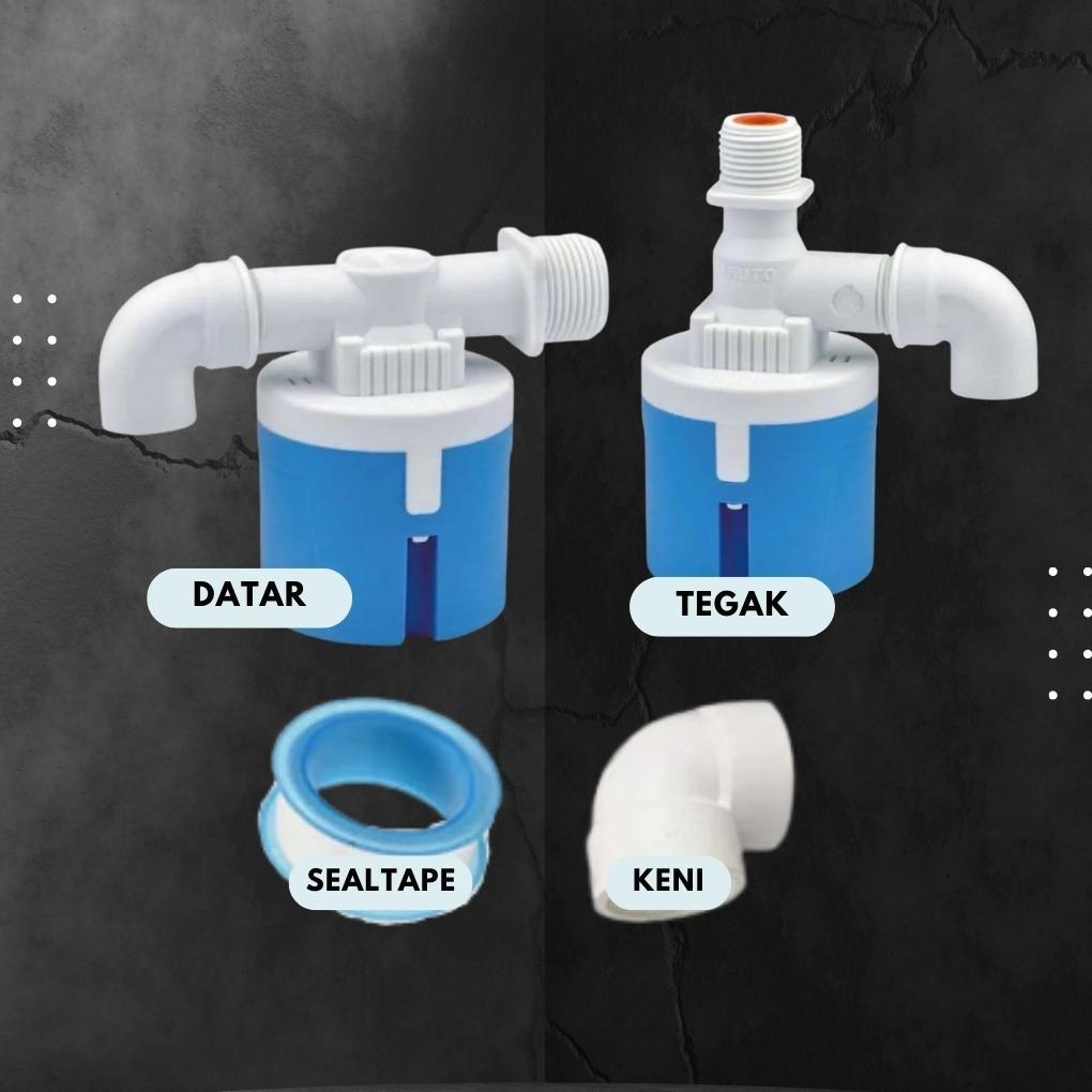 Kran Otomatis 1/2 3/4 Kran kamar mandi Air Pelampung Toren Pelampung Kran Air Otomatis Pelampung Oto