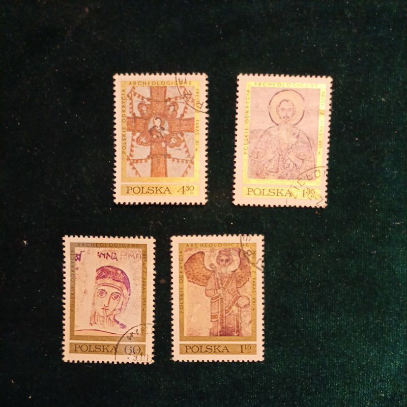 

Stamp Prangko, POLSKA, Polskie Odkrycia, Archaeologiczne.