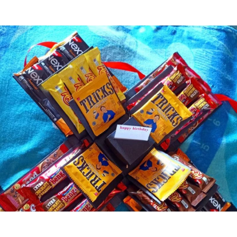 

Explosion box untuk pacar/adik/ulang tahun