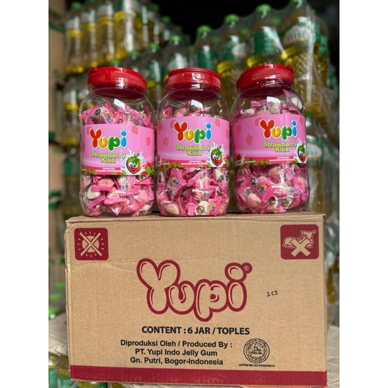 

Permen Yupi 300g x 1 Toples