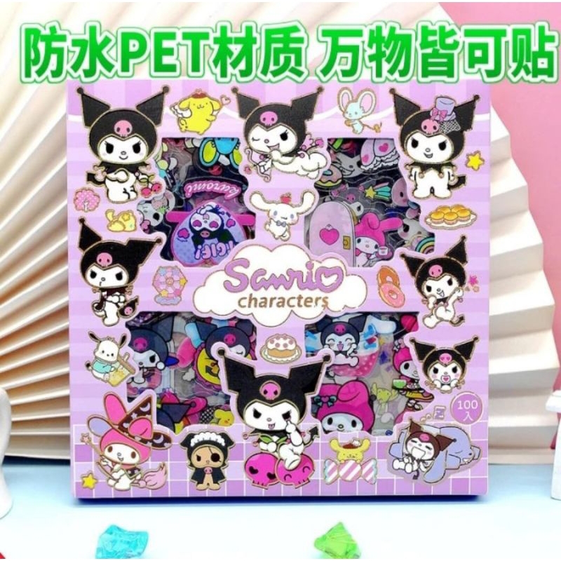 

stiker momo sanrio stiker korea sticker viral 100