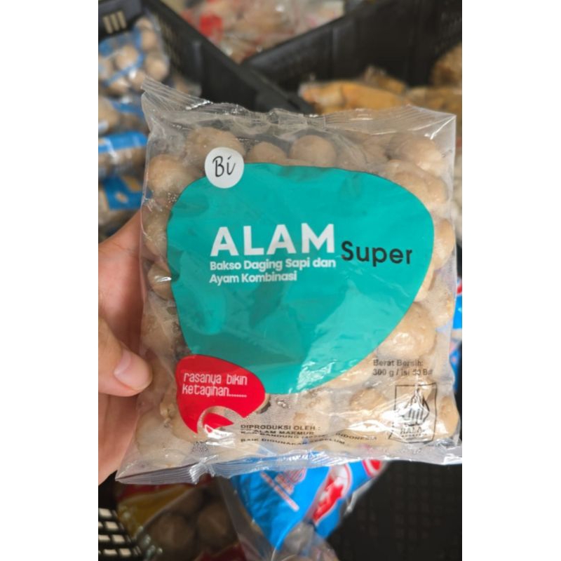 

Bakso Alam Super isi 50 Pcs (Bakso Sapi + Ayam) 300 Gram