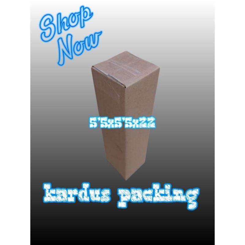 

kardus packing uk 5'5x5'5x22 kardus kecil kardus besar