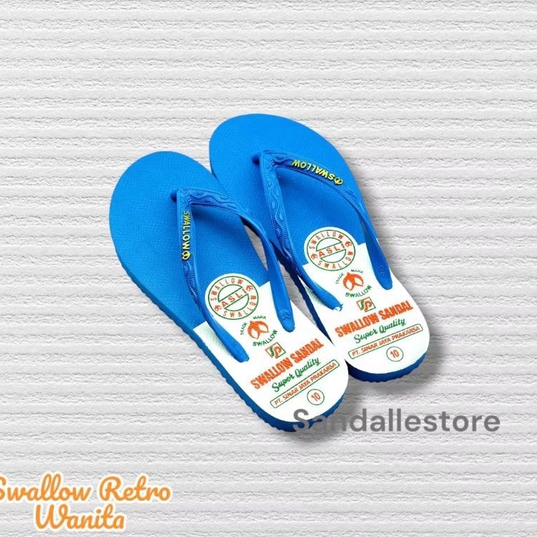 Sandal Jepit Wanita Swallow Retro Original Sandal Jepit Swallow