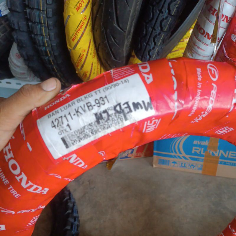 ban belakang honda beat tubetype 90/90-14