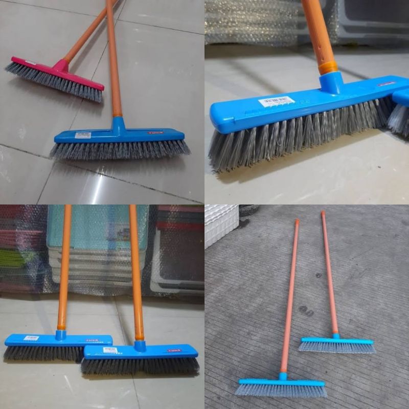 sikat lantai sikat kamar mandi gagang panjang Lion Star