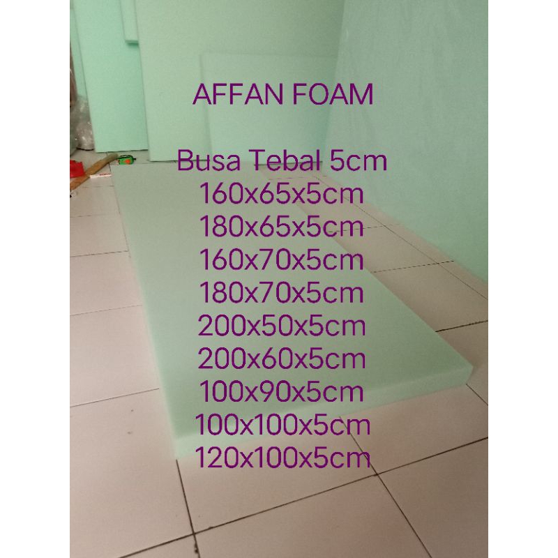 Busa lembaran Tebal 5cm