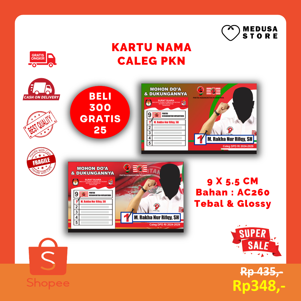 

Kartu Nama Calon Dan Wakil Gubernur, Bupati Dan Walikota