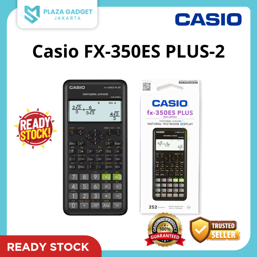 

Kalkulator Scientific Casio FX 350ES PLUS 2 Standar Ilmiah Original