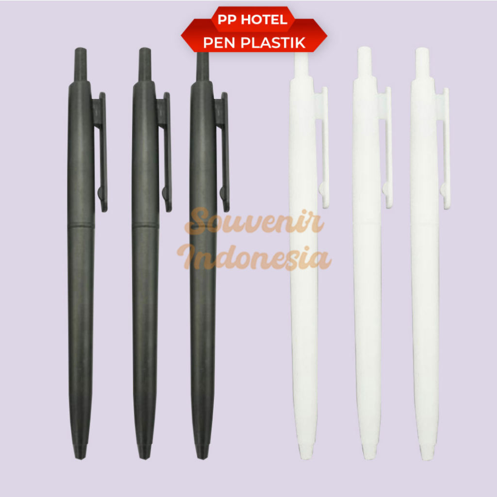 

Souvenir Pen Plastik Promosi pp Hotel 01 - Dapat Custom Logo