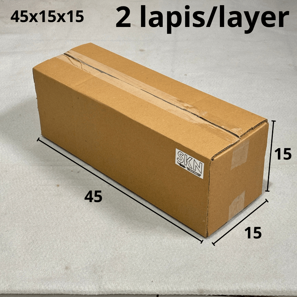

Kardus packing 45x15x15 tebal 2 lapis polos luar
