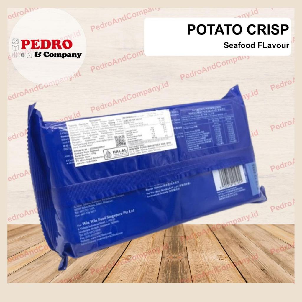 

Win2 baked potato crisp SEAFOOD flavour 120 gram biskuit rasa sea food