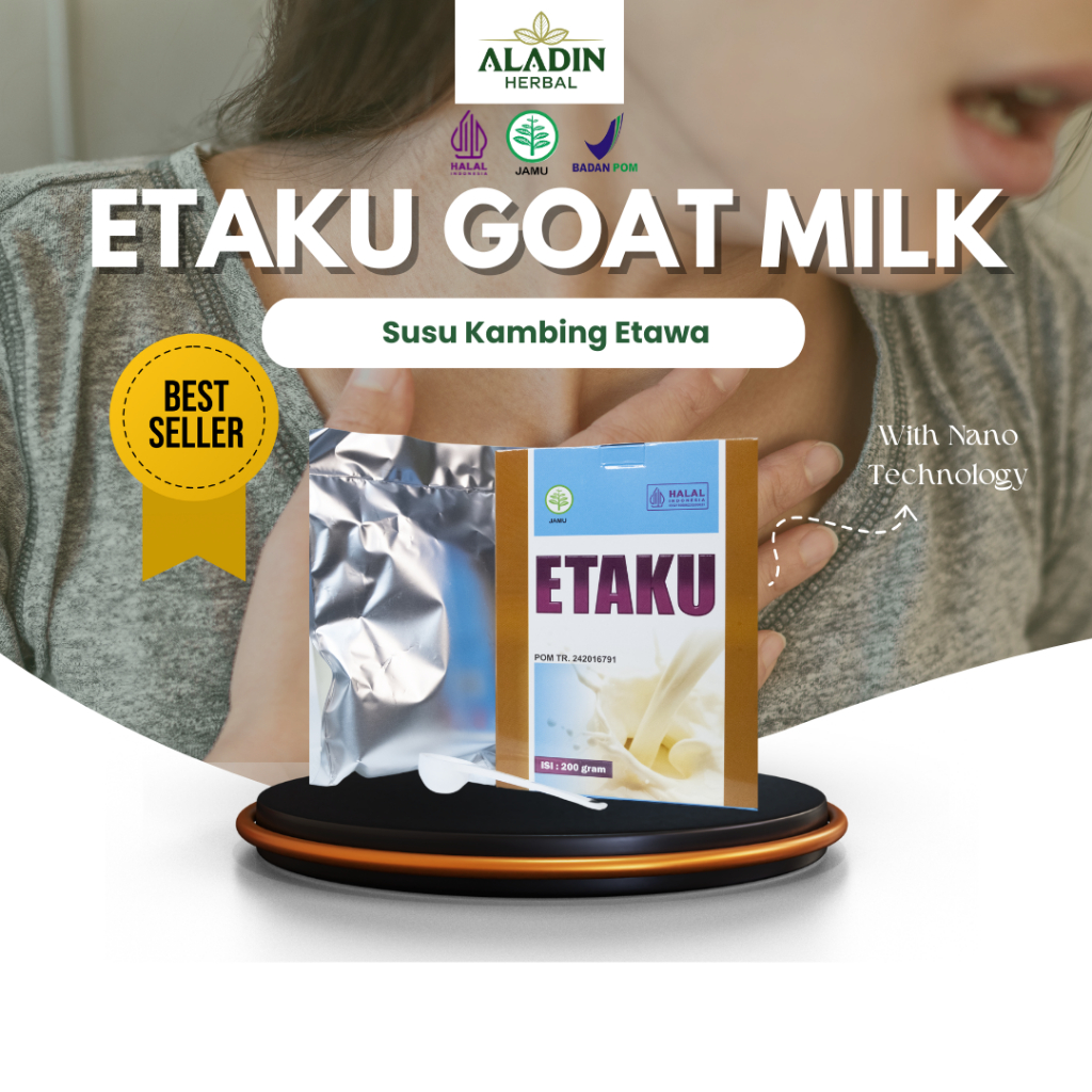 

Aladeena Herba - Susu Pembersih Paru Paru Kotor Perokok, Asma, Sesak Napas, TBC, Pneumonia - Etaku Goat Milk Susu Bubuk Herbal Andalan Keluarga