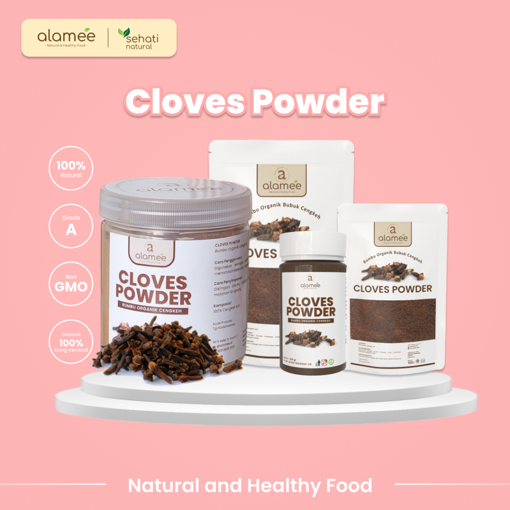 

Cengkeh Bubuk Clove Powder Ground Spice Rempah Murni Rimpang Asli Tanpa Campuran Bumbu Organik 50 Gr