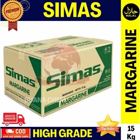 

Simas Margarine 15 kg / Mentega Simas Serbaguna / Margarin