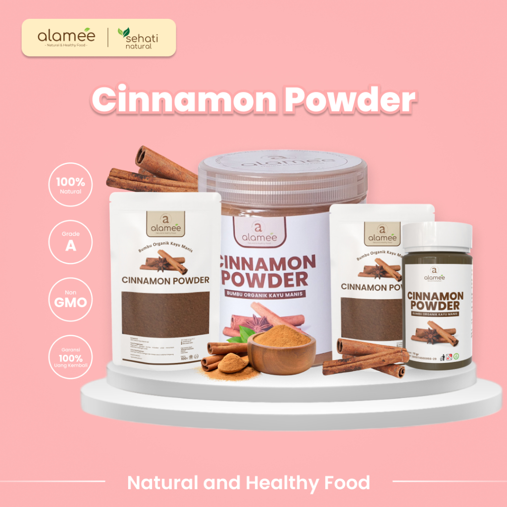 

Kayu Manis Bubuk Cinnamon Powder Kayumanis Rempah Rimpang Murni Tanpa Campuran Bumbu Organik 50 Gr