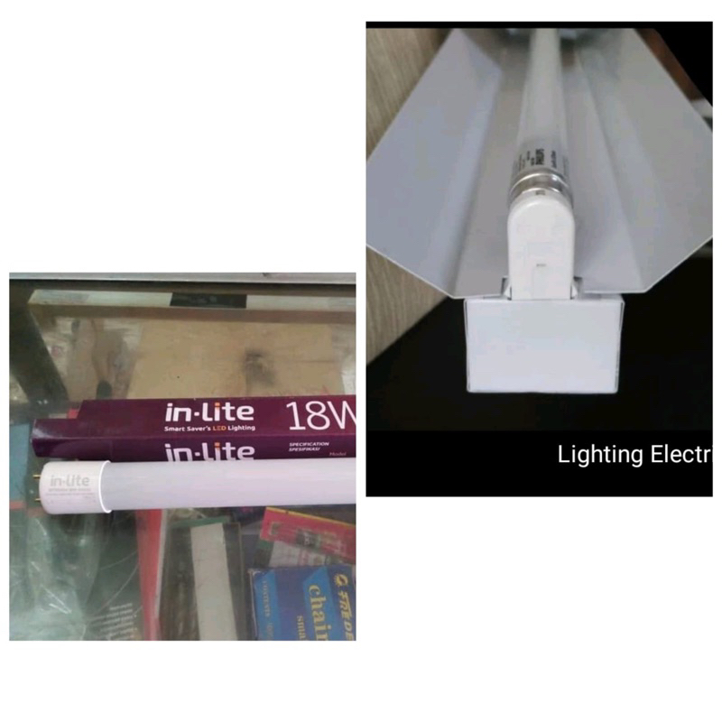 Kap lampu tko 1x18W LED Inlite 3000k 4000k 7000k