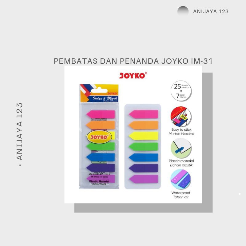 

PEMBATAS DAN PENANDA JOYKO IM-31