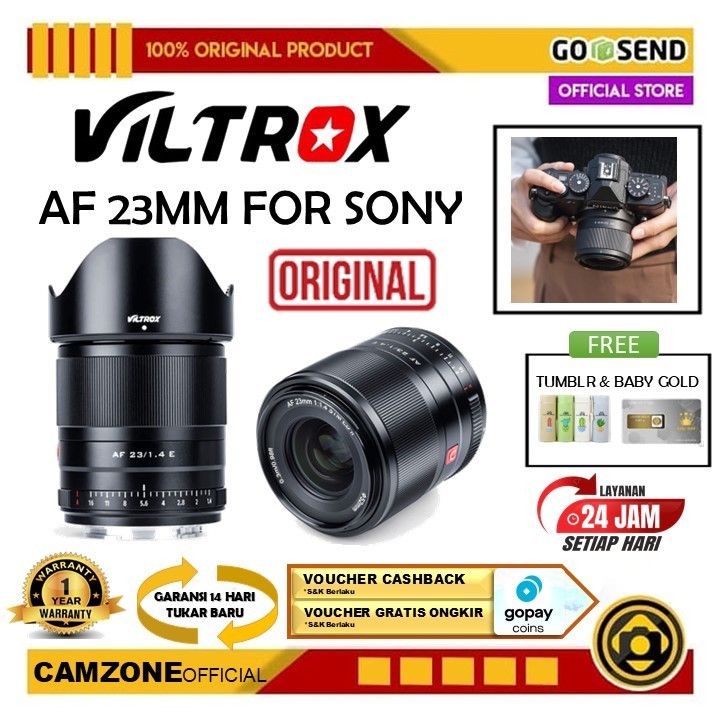 Viltrox AF 23mm F/1.4 STM Auto Focus For Sony - Resmi - LENSA