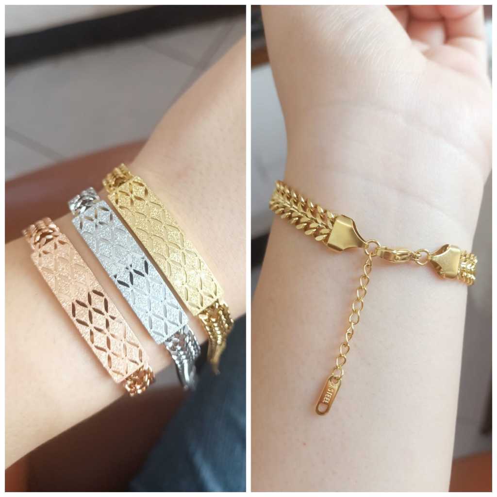 Gr Lipan Plat Segitiga - Gelang Rantai Lipan