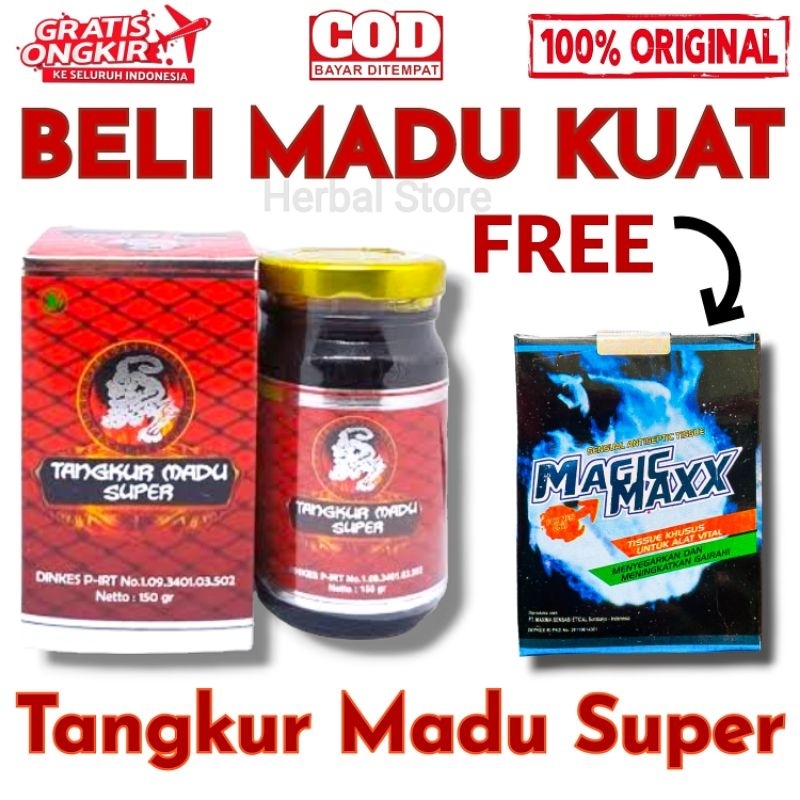 

Madu Kuat & Tahan Lama | Madu Tangkur Super | Bonus Tisu Maxx | Privasi Aman