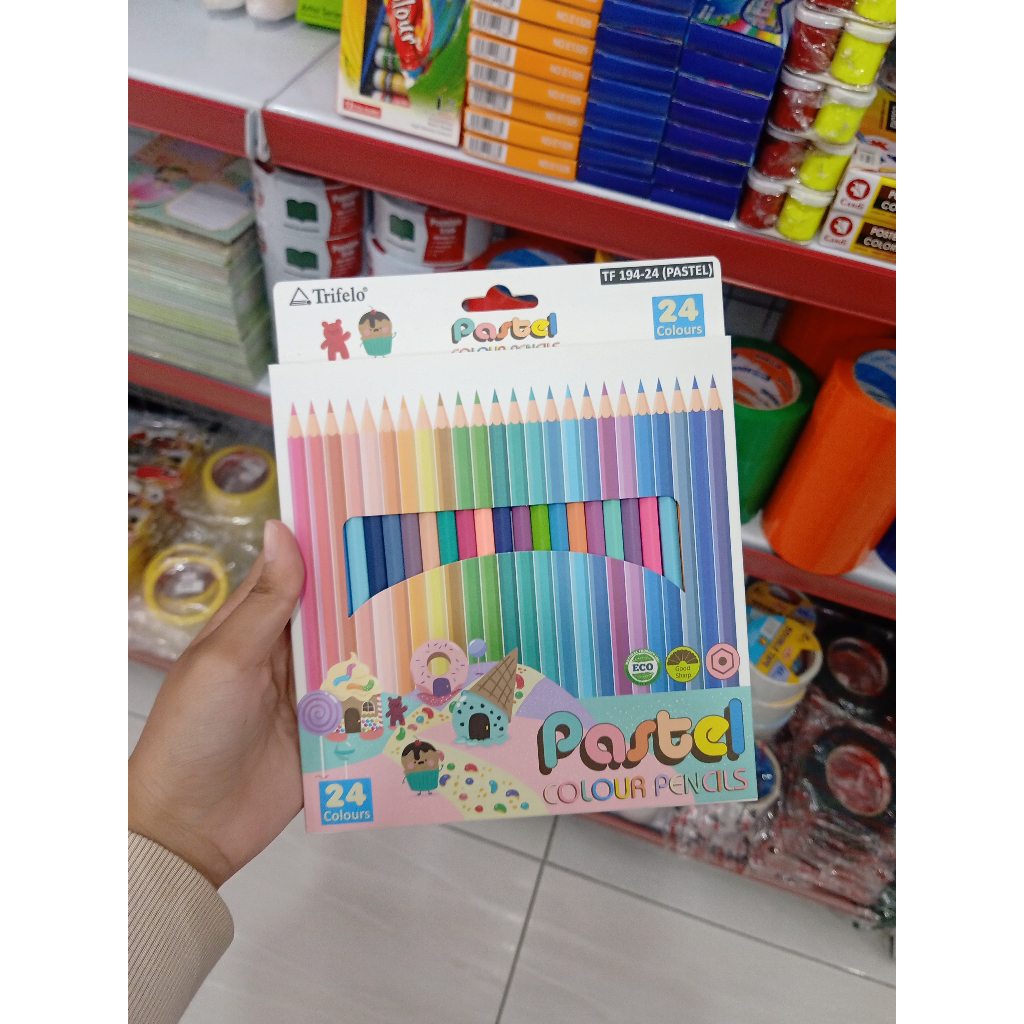 

PENCIL WARNA MERK TRIFELO 24 WARNA