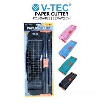 

PAPER TRIMMER PORTABLE / PEMOTONG KERTAS / ALAT POTONG KERTAS / PAPER CUTTER A4 V-TEC PC3814PLS