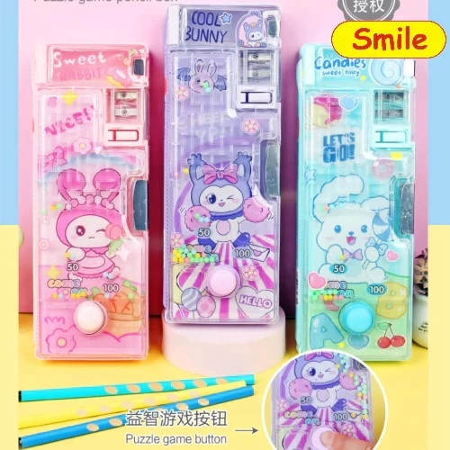 

Pensil Case 561-6 Kuromi Underwater Sea with Game / Kotak Pensil Magnet Pencet Air / Pensil Case
