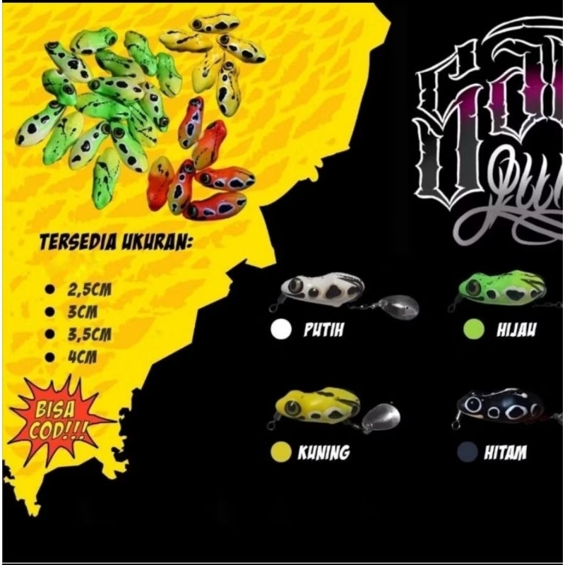 Soft Frog Sakti Lure Umpan Gabus Casting Snakehead