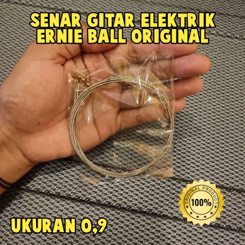 

SENAR ERNIE BALL ORIGINAL CINCIN KUNING UKURAN 0,9