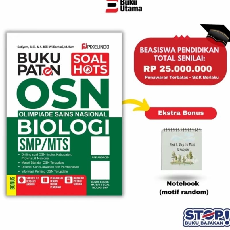 

BUKU PATEN OSN BIOLOGI