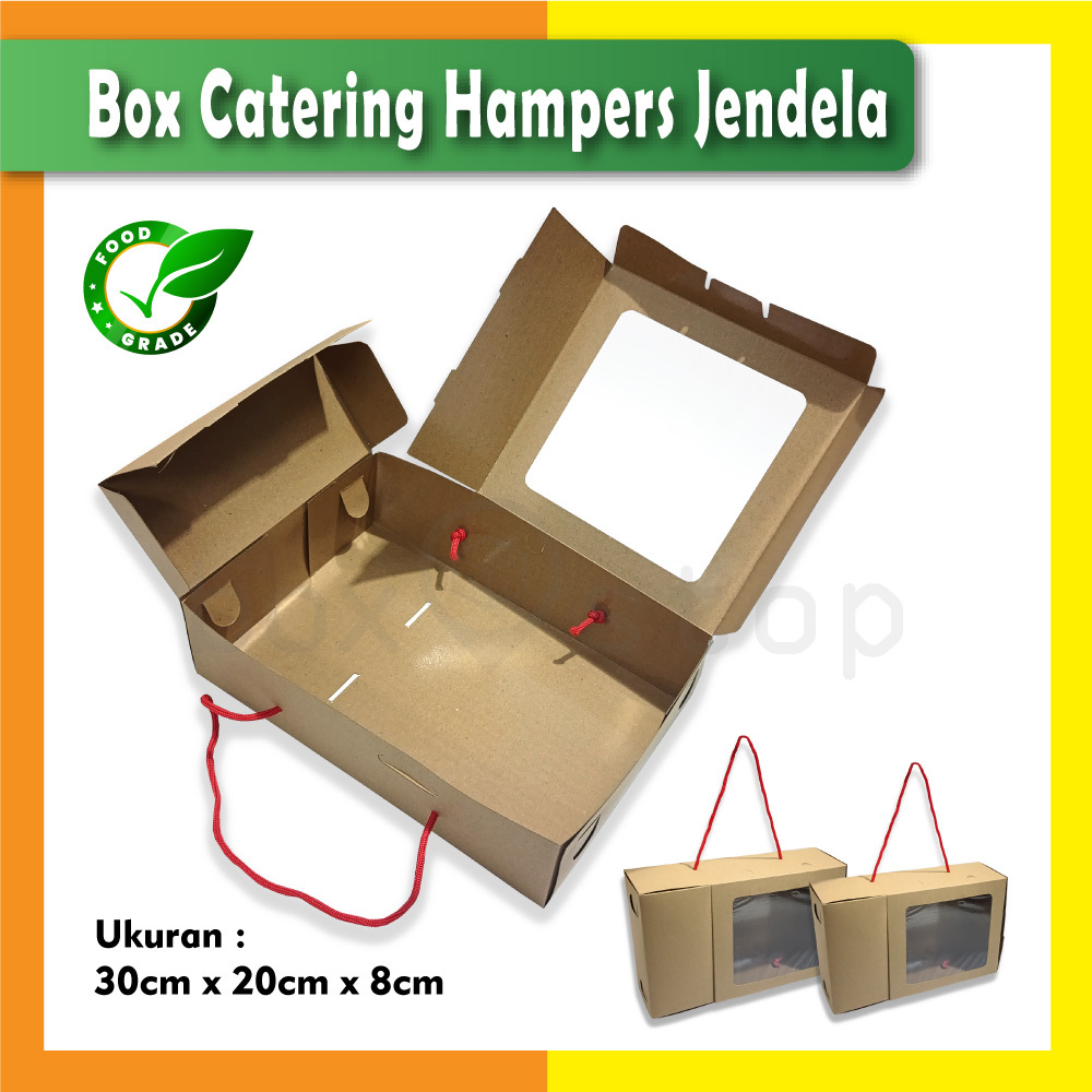 

Box Food Hampers - Kotak Katering + Tali