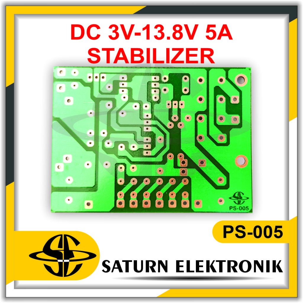 PCB POWER SUPPLY 3V-13.8V 5A PS-005