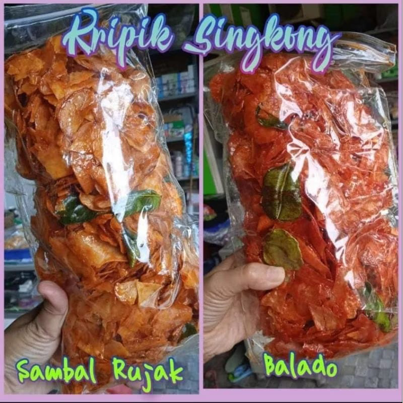 

keripik singkong balado rujak sanjai 500 gram