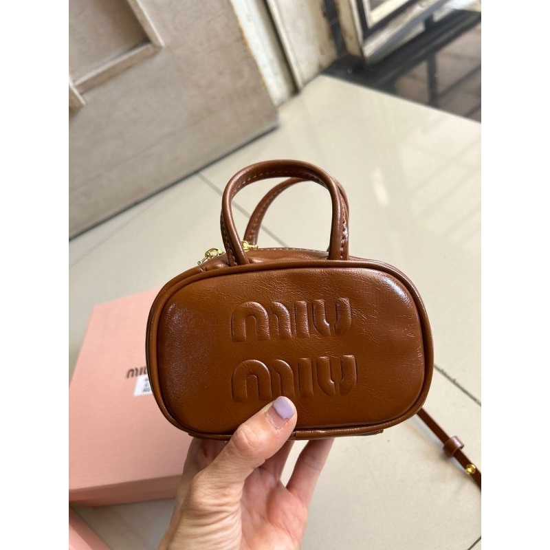 MIU MIU CHARM BAG GANTUNGAN TAS WANITA IMPORT PREMIUM QUALITY FREE BOX