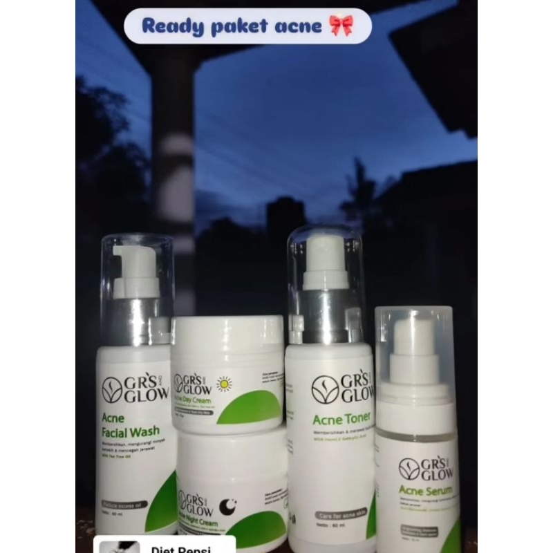Grs and glow paket acne