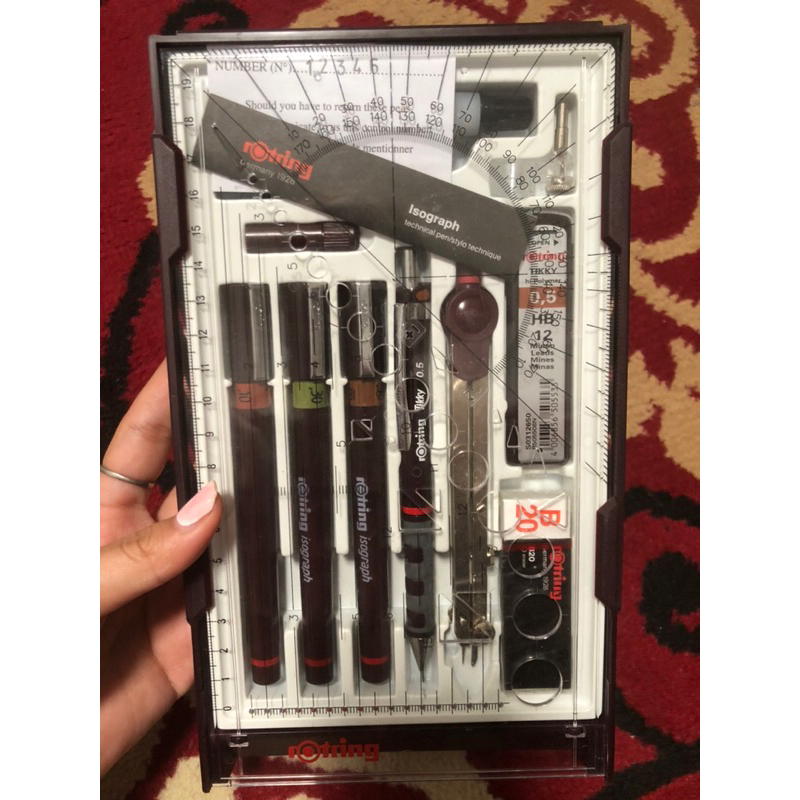preloved rapido rotring set